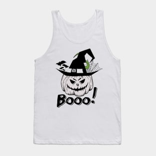 Funny Halloween With Pumpkin That Says Boo On It Halloween Costumes For Women Tank Top